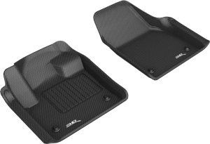 Land Rover Discovery Sport Floor Mats - Front - 3D MAXpider - KAGU Series (Carbon Fiber Embossed) - Black - `20-`24